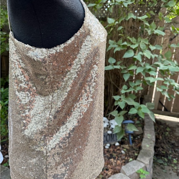 Joe Fresh Gold Sequin Camisole - Picture 5 of 8